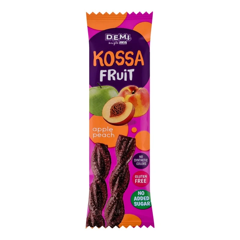 Пастила фруктова &quot;Kossa Fruit&quot; із соком персика ТМ D.E.M.I. Saleks, 15г