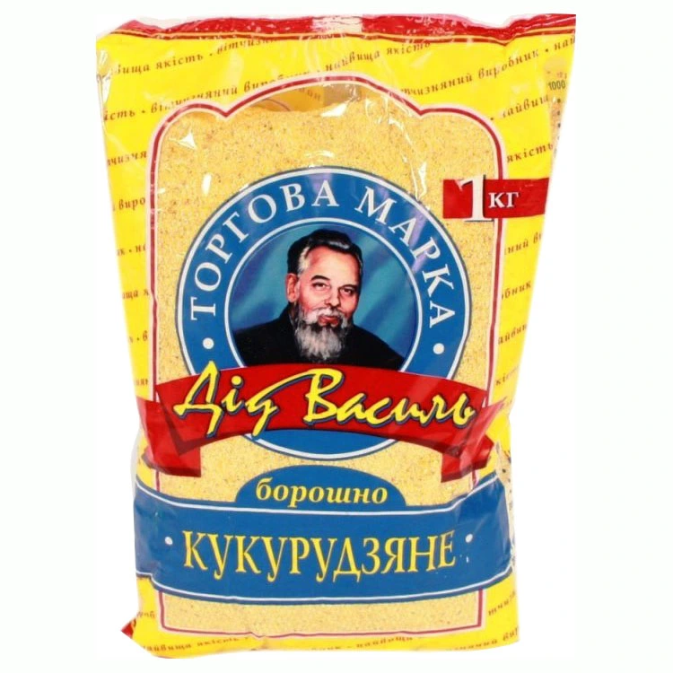 Борошно кукурудзяне Дід Василь, 0.5 кг