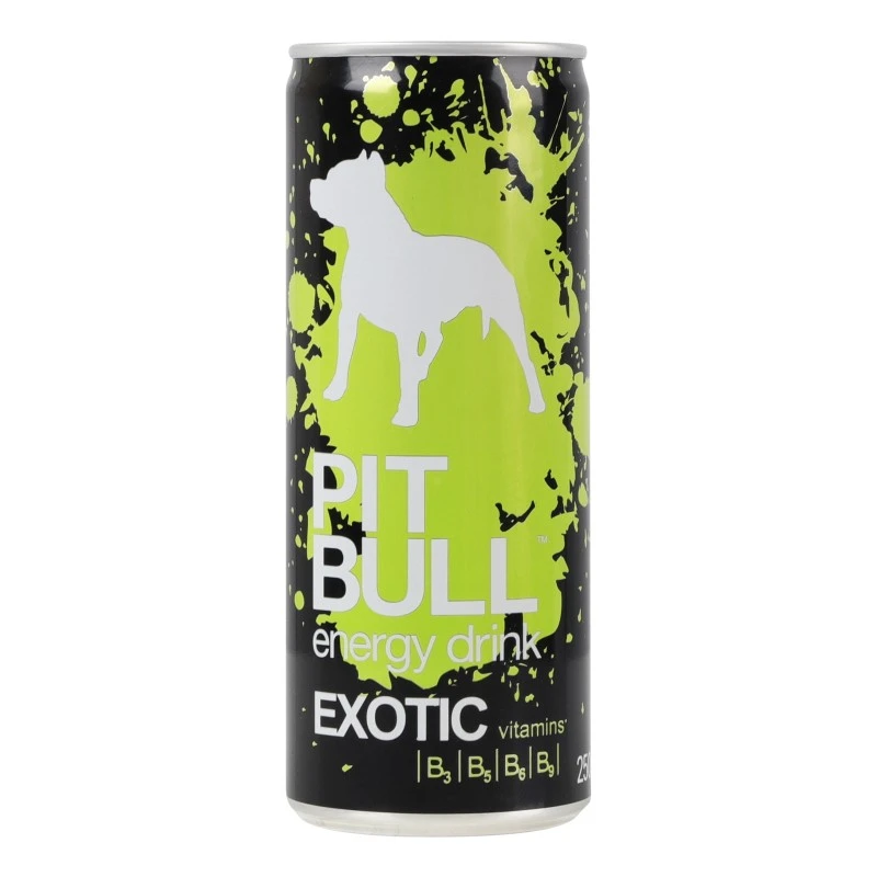 Напій енергетичний б/а газований ж/б Exotic Pit Bull, 0.25 л