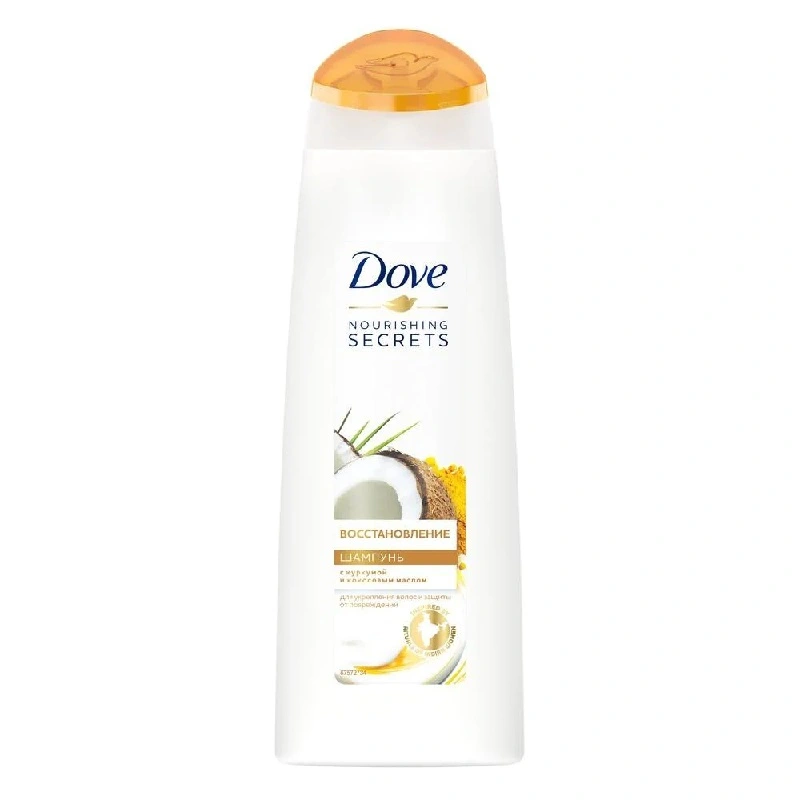 Шампунь відновлюючий з куркумою і кокосовим маслом Dove, 400 мл