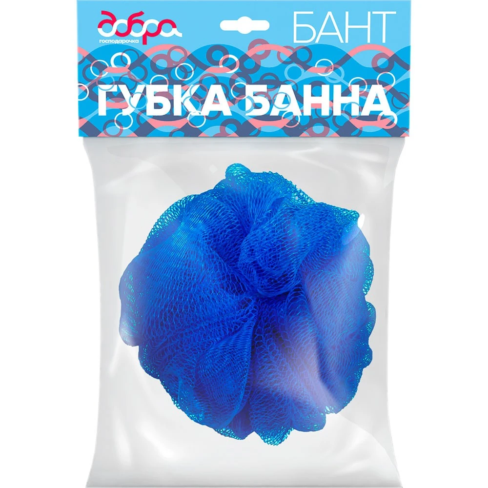 Губка банна бант Добра господарочка, 1шт