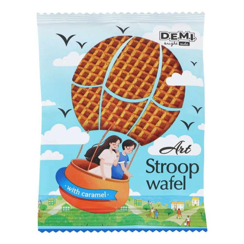 Вафлі з карамельною начинкою Stroopwafel Demi, 33 г