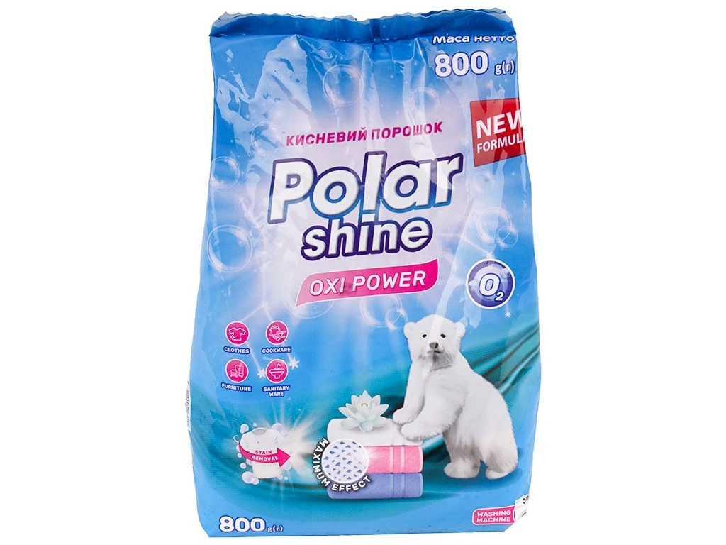 Порошок для прання Oxi Power автоматичне прання Polar Shine, 800 г