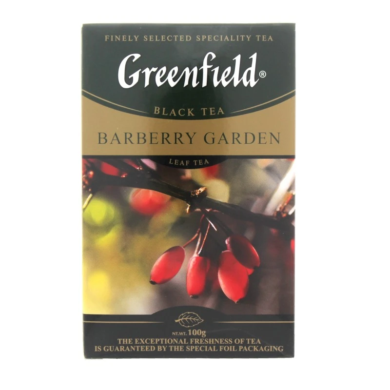 Чай листовий чорний Barberry Garden Greenfield, 100 г