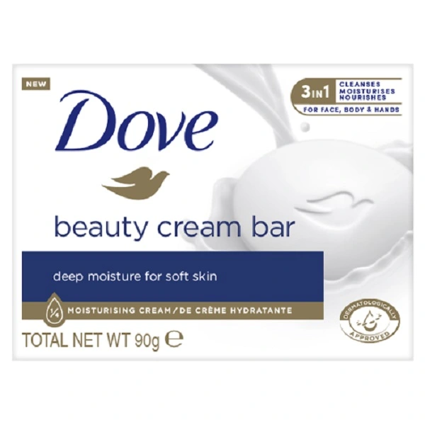 Крем-мило 3 в 1 Краса та догляд Dove, 90 г