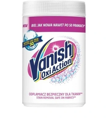 Засіб для видалення плям Кришталь білизна Oxi Action Vanish, 625 г