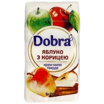 Мило туалетне Яблуко Bovary Dobra, 5*70гр