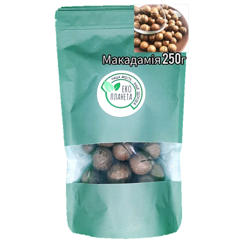 Горiх Макадамiя Еко планета, 250 г