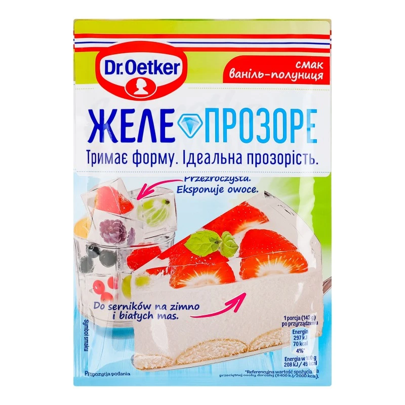Желе Галеретка прозоре Dr.Oetker,72 г