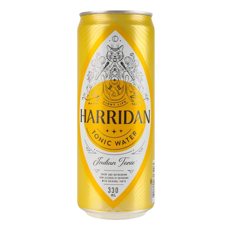 Напій газований Indian Tonic Tonic Water Harridan з/б 330мл