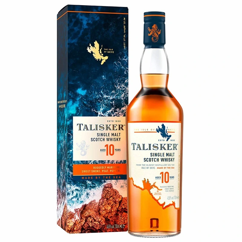 Віскі 10 років витримки Talisker, 0.7 л