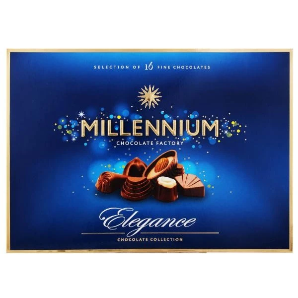 Цукерки шоколадні молочні Elegance Millennium, 143 г