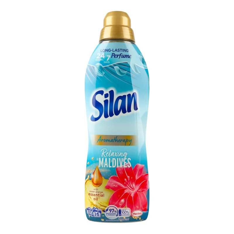Пом&#039;якшувач для тканин Райські Мальдіви Silan, 770 мл