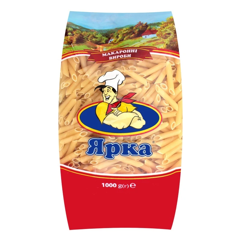 Макаронні вироби пір&#039;я рифлені Ярка, 1000 г