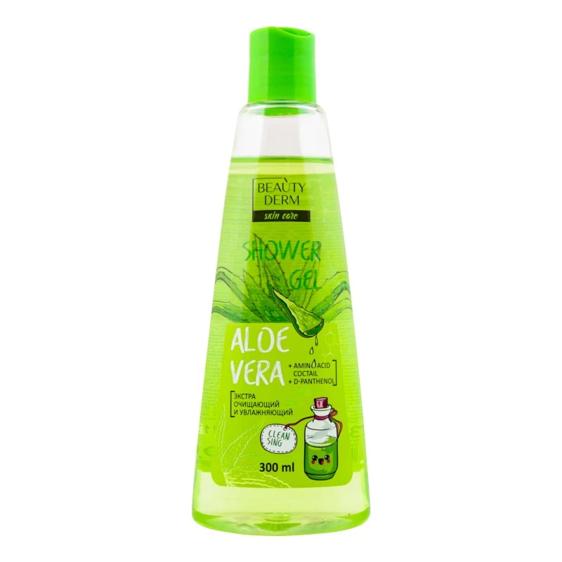 Гель для душу Алоє Віра Beauty Derm, 300 мл