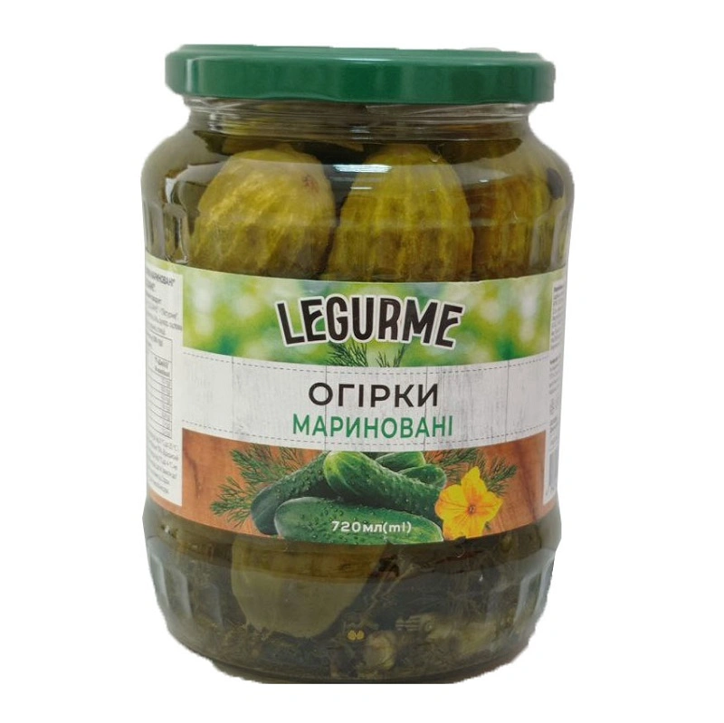 Мариновані огірки Legurme, 720 мл