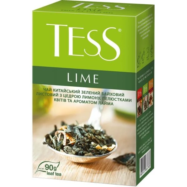 Чай листовий зелений Lime Tess, 90 г