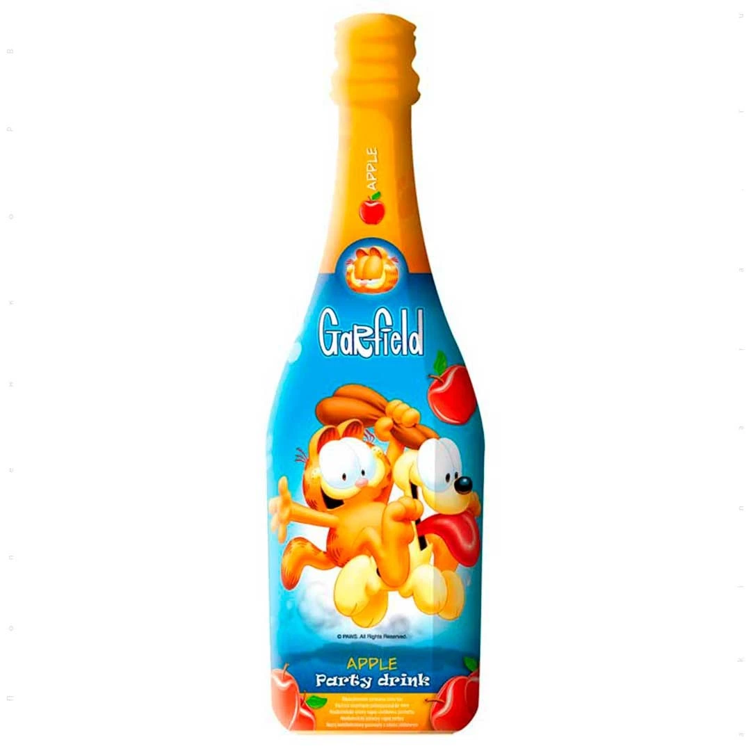 Напій безалкогольний сильногазований соковмісний Веселий сюрприз Garfield, 0.75 л