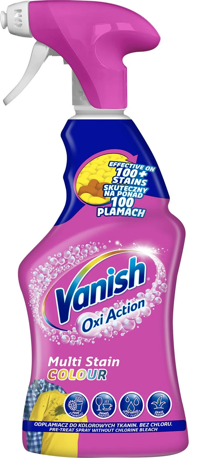 Засіб для видалення плям для тканин Pink Vanish 625г