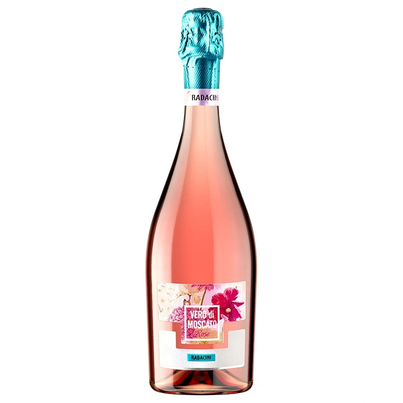 Вино ігристе рожеве солодке Rose Vero di Moscato Radacini, 0.75 л