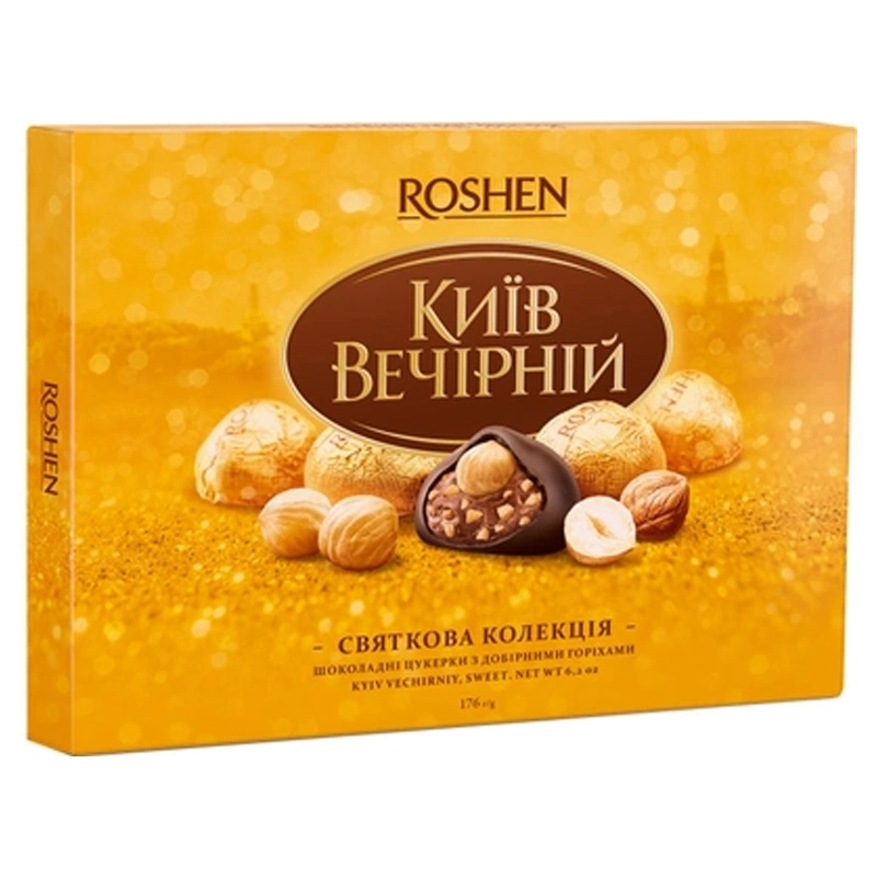 Набір цукерок Київ вечірній Roshen, 176 г