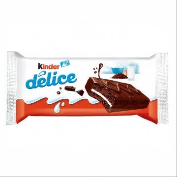 Тістечко бісквітне з молочною начинкою Delice Kinder, 39 г