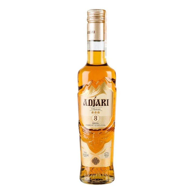 Коньяк 3 зірки Adjari, 0.25 л
