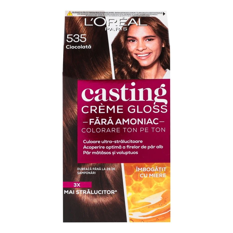 Фарба для волосся без аміаку Gloss 535 - Шоколад 120 L&#039;Oreal Paris, 1 шт.