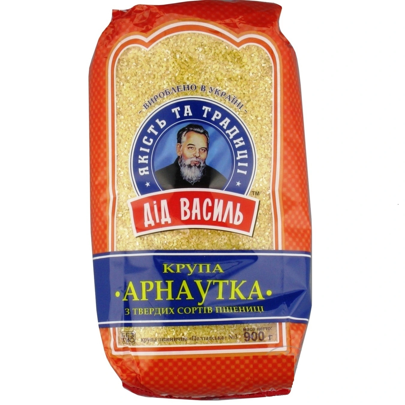 Крупа пшенична Арнаутка Дід Василь, 900 г