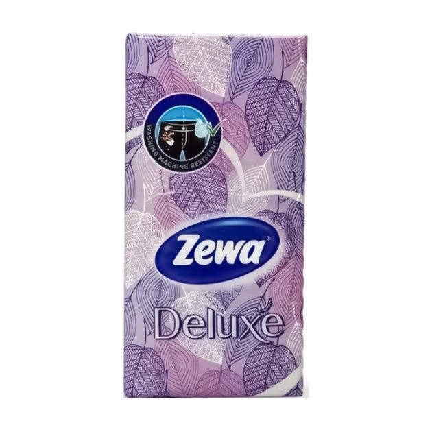 Серветки паперові 3-х шарові Deluxe Design Zewa, 10 шт/уп.