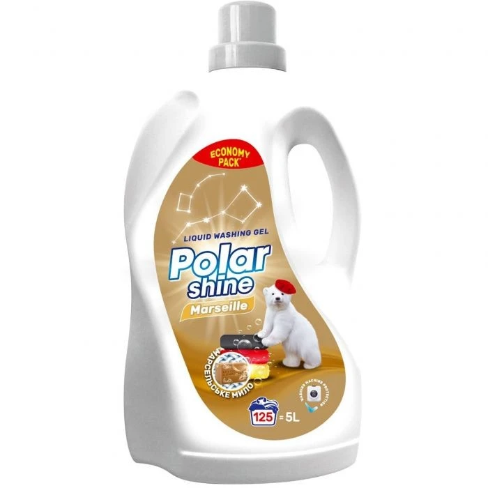Гель для прання Polar Shine Marseiller , 5 л