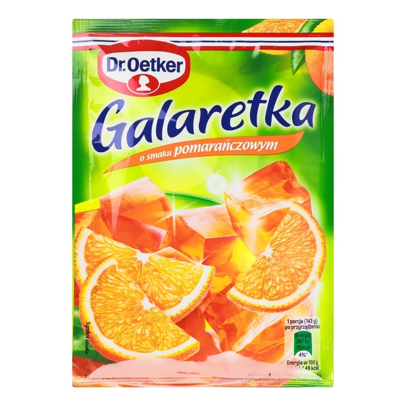 Желе Галеретка смак апельсина Dr.Oetker,72 г