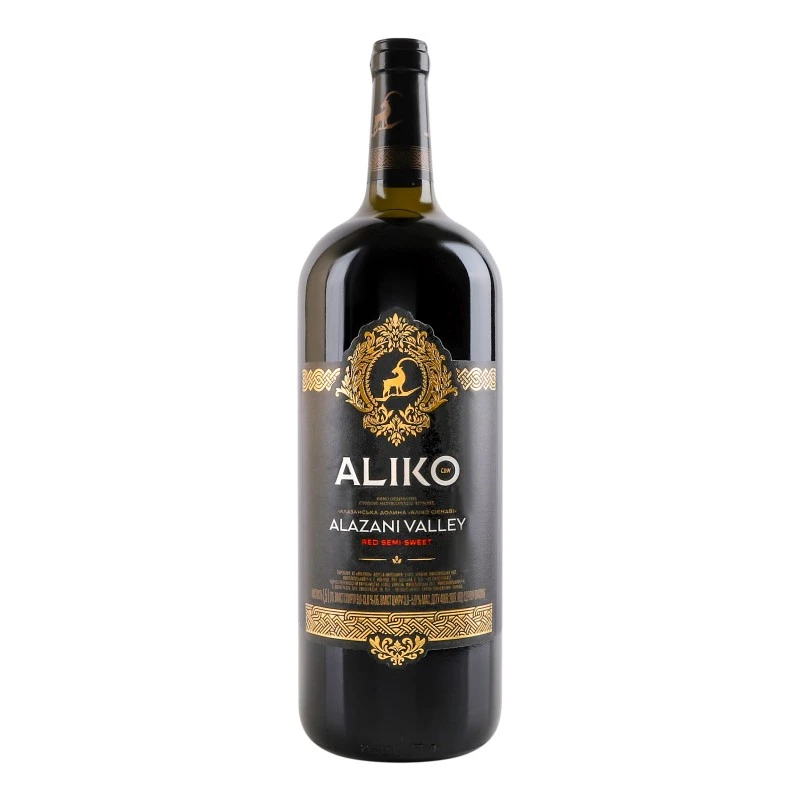 Вино червоне напівсолодке Alazani valley Aliko C&amp;W, 1.5 л