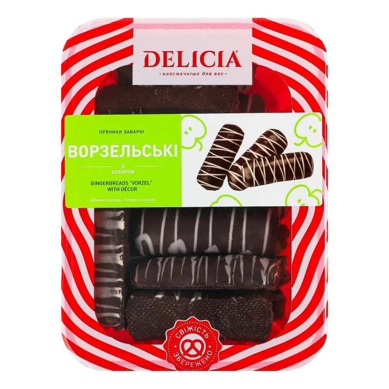 Пряники Ворзельські з декором Delicia, 400 г