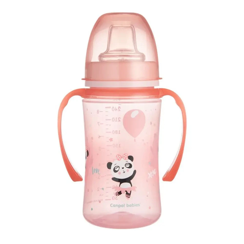 Кухоль тренувальний рожевий EasyStart Sweet Fun 240 мл Canpol Babies, шт