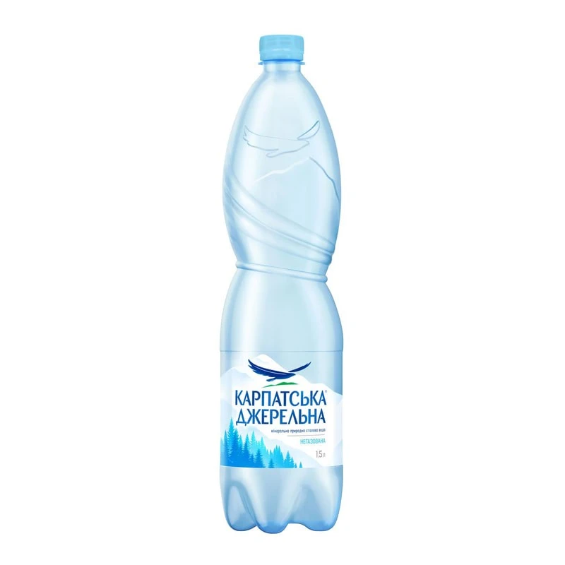 Вода негазована Карпатська Джерельна, 1.5 л