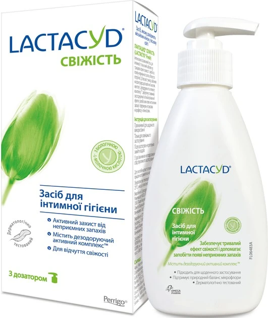 Засіб для інтимної гігієни Свіжість Lactacyd, 200 мл