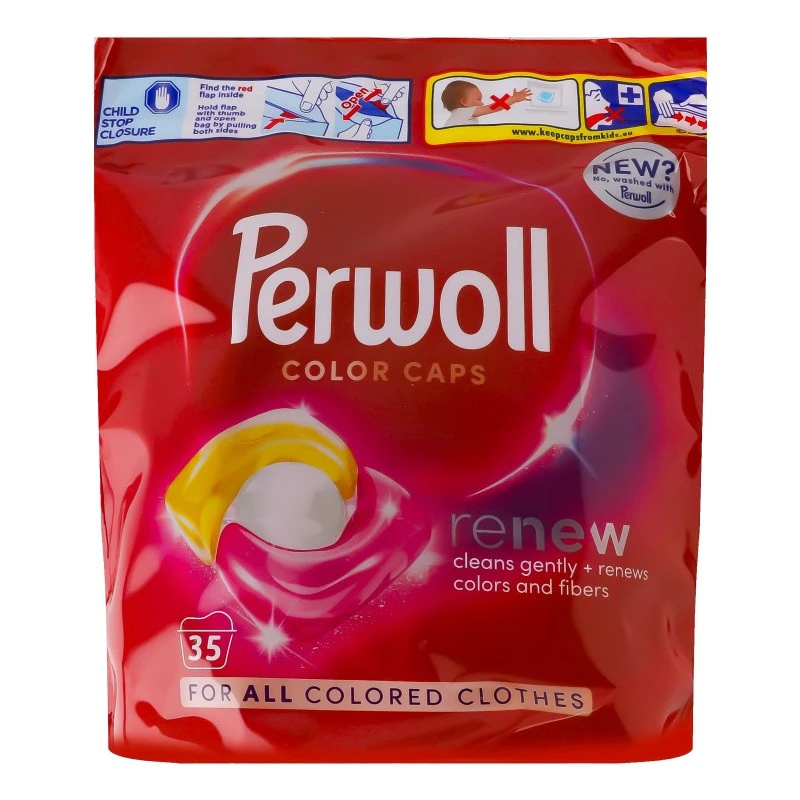 Капсули для прання Perwoll Color Magic, 35 шт