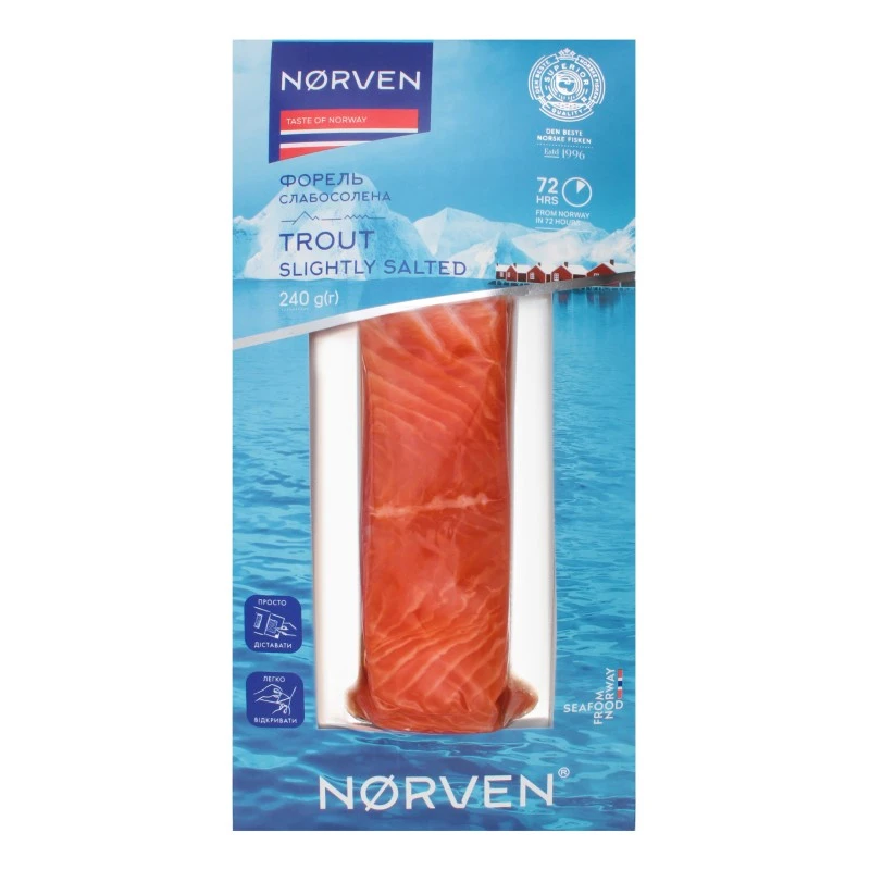 Форель філе-шматок Norven, 240г