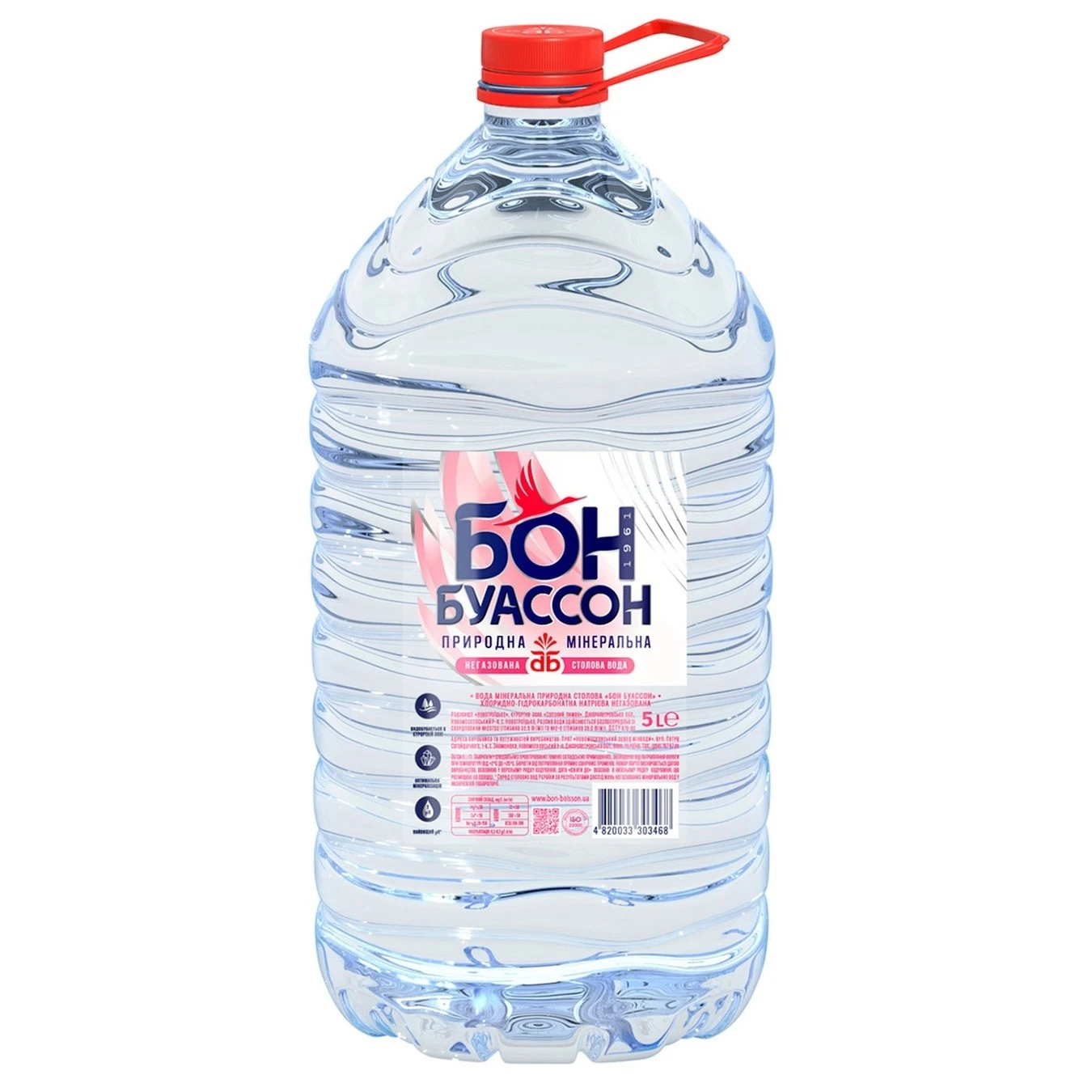 Вода негазована Бон Буассон, 5 л