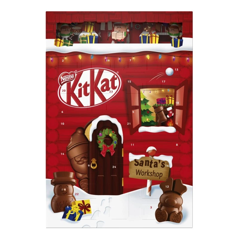 Новорічний подарунок Різдвяний календар Kit Kat, 208 г
