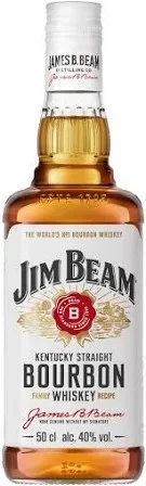 Віскі White Bourbon Jim Beam, 0.5 л