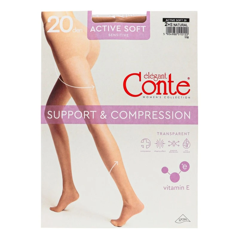 Колготки Active Soft 20 den Natural Conte Elegant, р.2