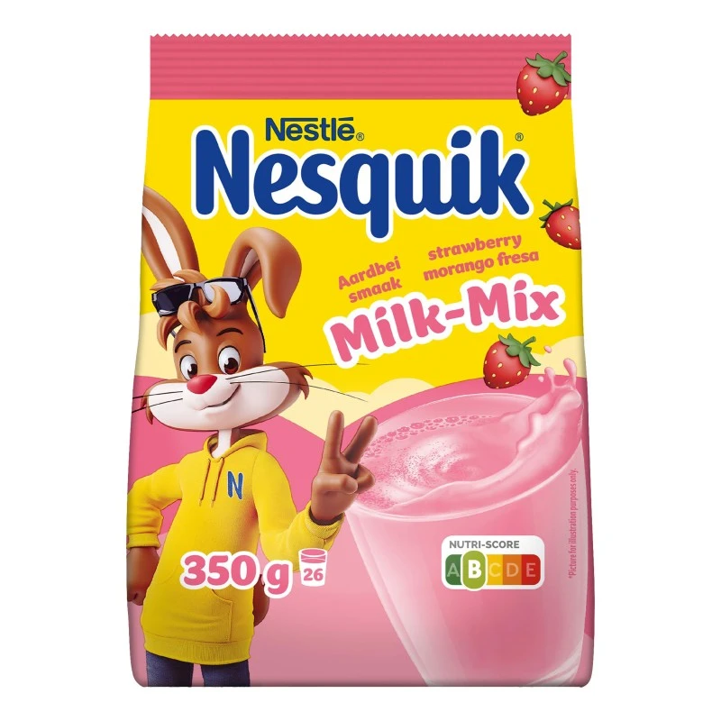 Суміш суха зі смаком полуниці Milk-Mix Nesquik, 350 г