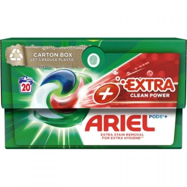 Капсули для прання Екстрасила очищення Ariel, 10х27.2 г
