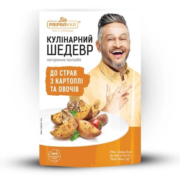 Приправа до картоплі і овочів Pripravka, 30 г