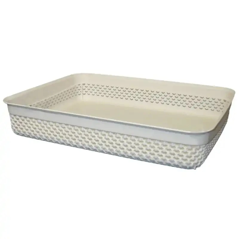 Корзина прямокутна крем 4.7 л Drop Ucsan Plastik, 1 шт