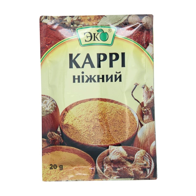 Приправа Каррі ніжний Эко, 20 г