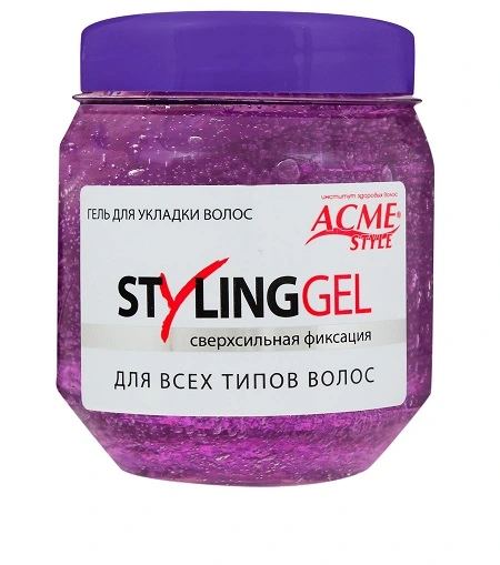 Гель Надсильна фіксація для укладання волосся Acme Style, 250мл