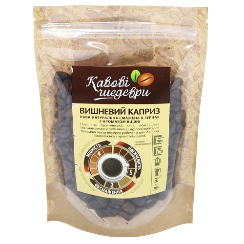 Кава в зернах Вишневий каприз Кавові шедеври